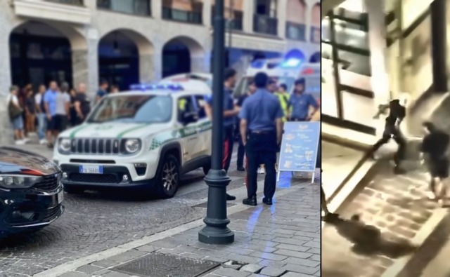 Rissa tra due bar in via Cavour a Corsico: uno dei titolari aggredito. Poco dopo un gruppo a volto coperto tra le vie del Centro storico con bastoni
