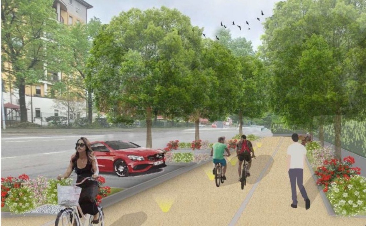 Al via la riqualificazione di via Lomellina a Buccinasco: nuova ciclabile e marciapiedi