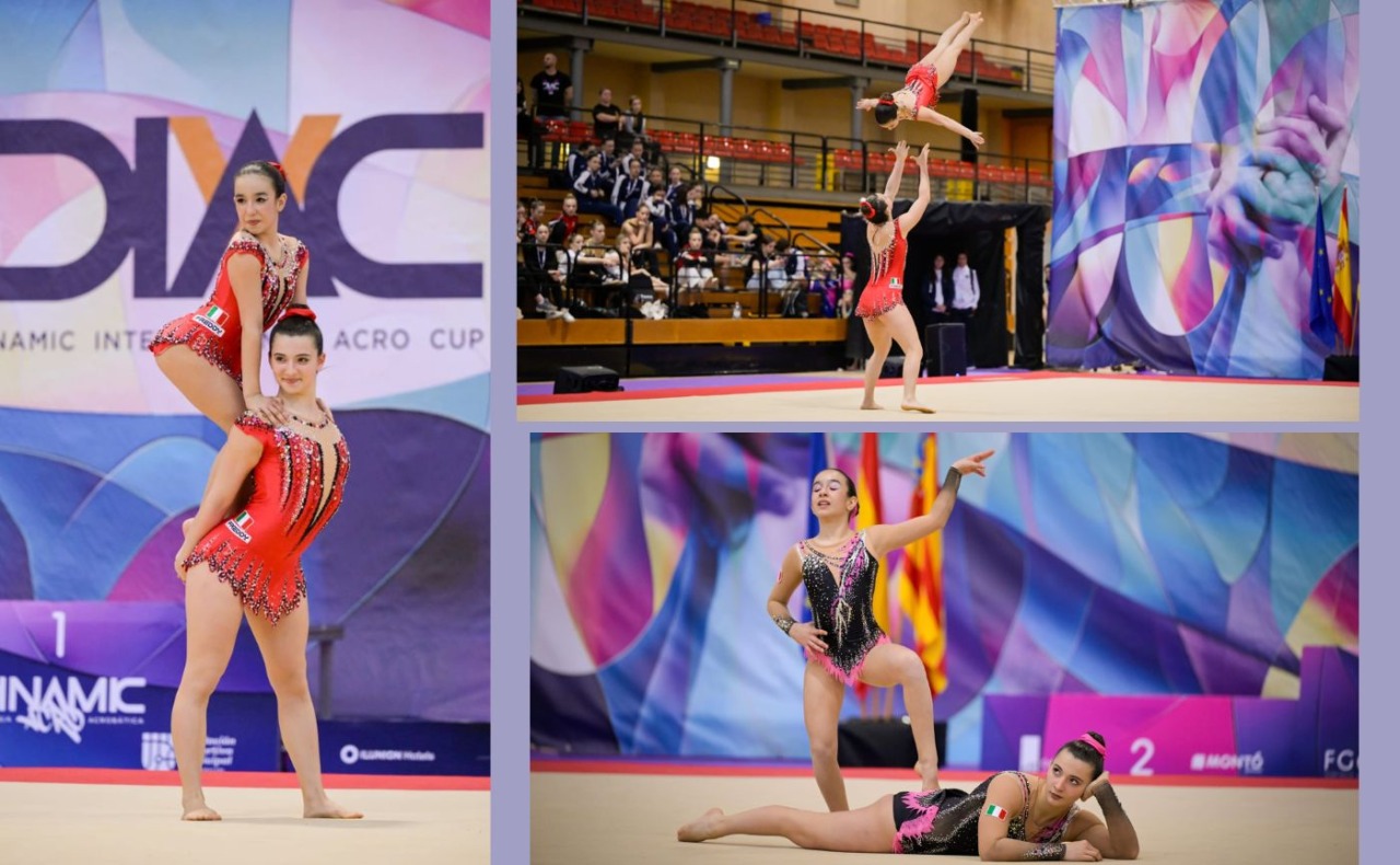Ginnastica acrobatica, due giovani atlete di Corsico volano ai Mondiali di Pesaro