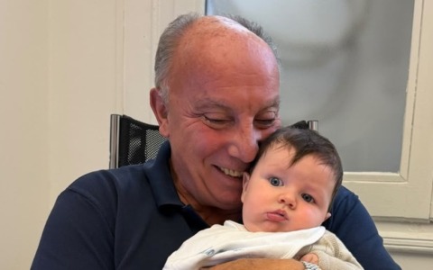 Note di Daniele |  Quattro mesi di Edoardo in visita al mio ufficio