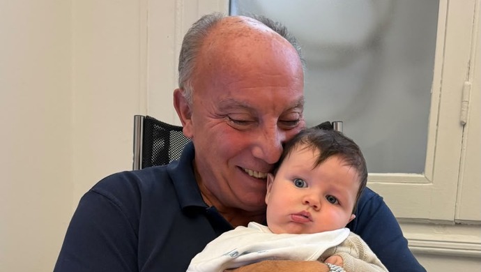 Note di Daniele |  Quattro mesi di Edoardo in visita al mio ufficio