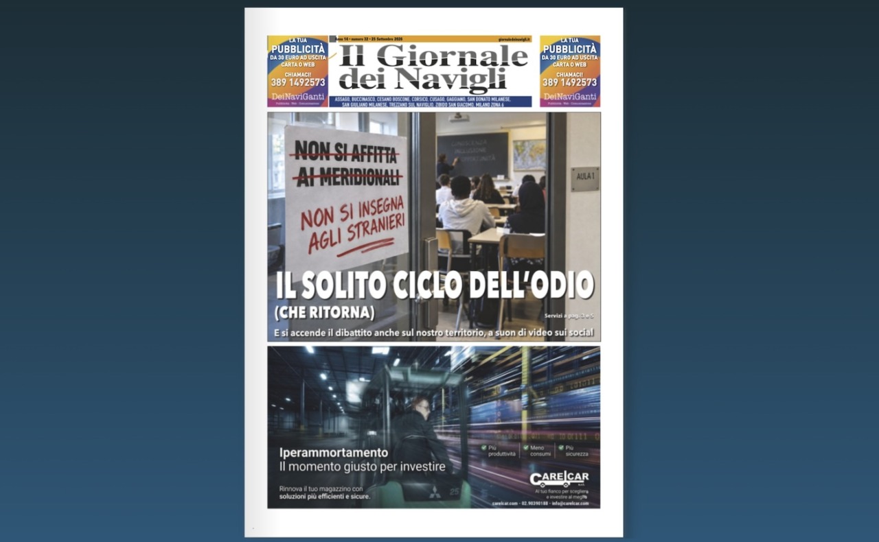 Ecco il nuovo numero dell’edizione cartacea de Il Giornale dei Navigli online
