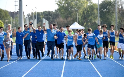 A Cesano inaugurata la nuova pista di atletica al Centro Cereda: così prende forma il Parco dello Sport