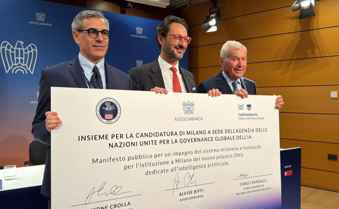 Firmato oggi in Assolombarda il Manifesto per candidare Milano sede Onu per la governance dell’Intelligenza Artificiale